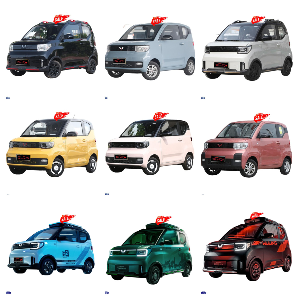 Energy Vehicles Wuling Mini Ev 0km Used Cars electric Cars Wuling Hongguang Mini Ev Car Size mm 2920*1493*1621