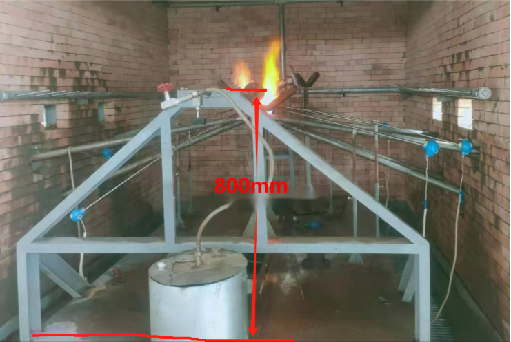 Flammability Testing Equipment Built to Meet ISO and JB T Requirements for Fire Resistance Testing of Various Valve Types