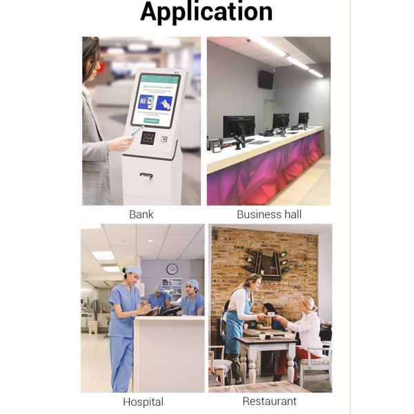 Ticket Print Terminal Machines Kiosk Self Service Terminal