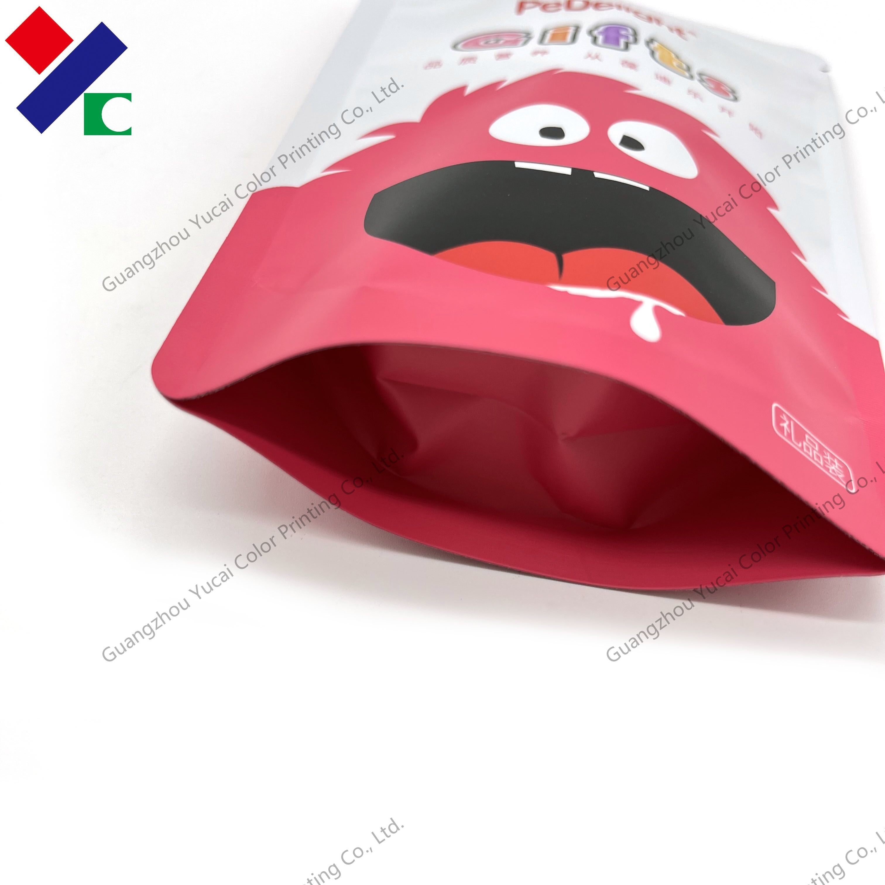 Customized Colorful Printing Stand Up Zipper Pouch 25g Gift Candy Sachet Bag