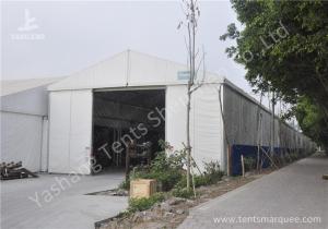 Quality 8X60M Waterproof Aluminum outside storage tent Structure hard rolling shutter door for sale