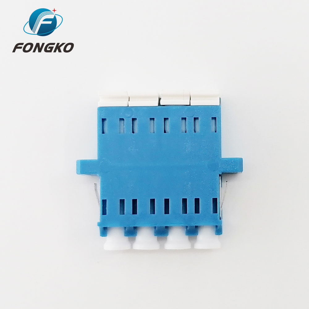 1550nm Singlemode Blue Fiber Optic UPC LC Connector Adapter
