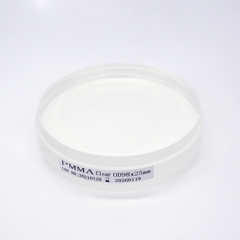 Open Dental Clear PMMA Disc Implant Material For Dental Labratory