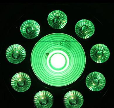 Changeable Color Small Par Can Lights With Pressure Plastic Housing Material