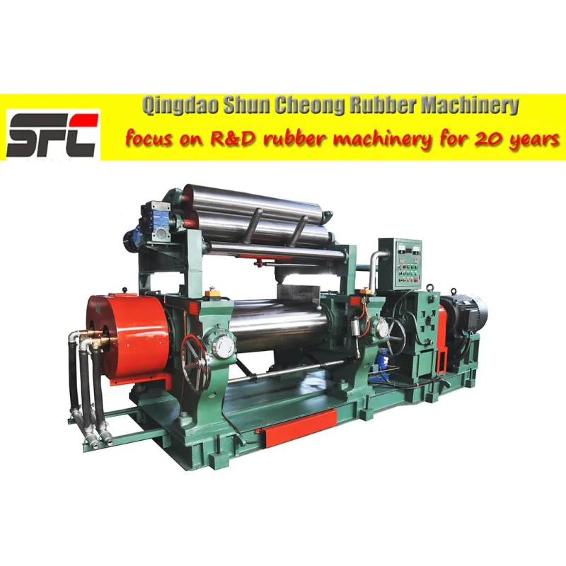 Open Type Two Roll Rubber Mixing Mill Machine