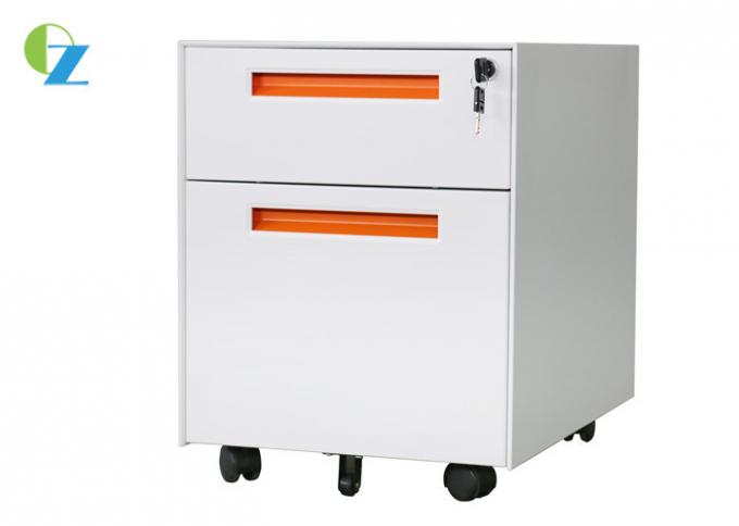H490mm Assembled 1.0mm Mobile Pedestal File Cabinet 0