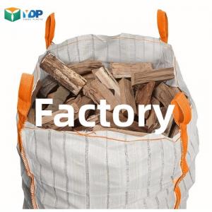 China 240GSM Rectangular Jumbo Bag 1 Ton Chain Lock Breathable Ton Bag For Potato on sale