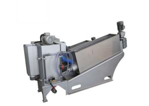 Quality SS304 2t/H Screw Press Sludge Dewatering Machine Wastewater Treatment for sale