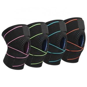 Quality Anti Slip Compression Knitting Neoprene Brace Elastic Knee Support Strap for sale