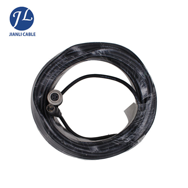 Waterproof Aviation Cable 4 Pin Mini Din Plug For Car Reserving Camera