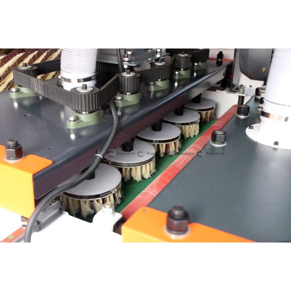 Automatic Wood Polishing Machine Cabinet Door Brush Drum Sander Polisher