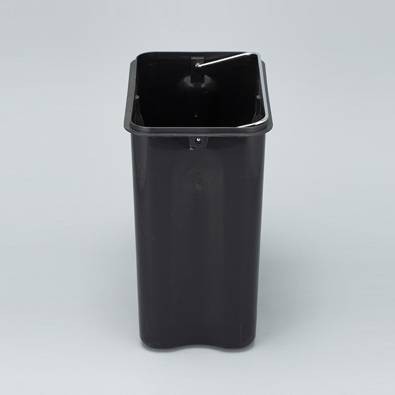 Rectangular 5L Step Trash Can with Foot Pedal and Rolling Cover Stainless Steel