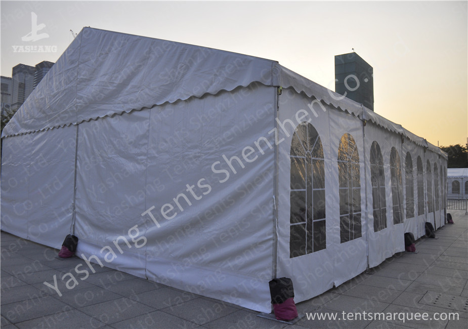 Outside UV Resistant White Fabric Golf Sport Aluminum Event Tents High Performance