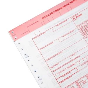 Custom Printing Barcode Airway Bills Shipping DHL Waybills