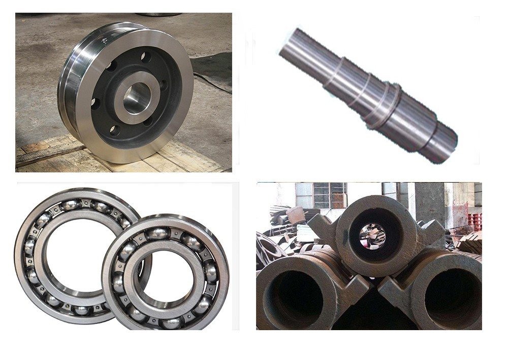 Carbon Steel Overhead Crane Wheels High Hardness Good Wear Resistance