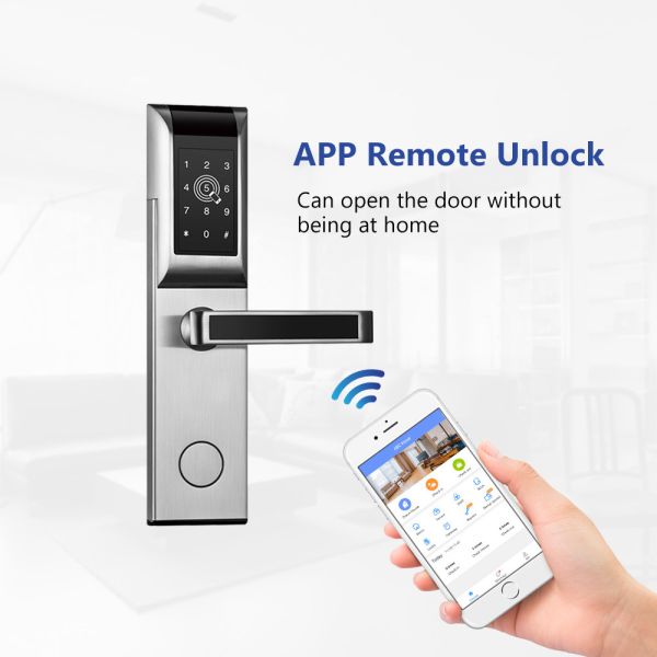 Bluetooth Remote Control Apartment Security Password Door Lock