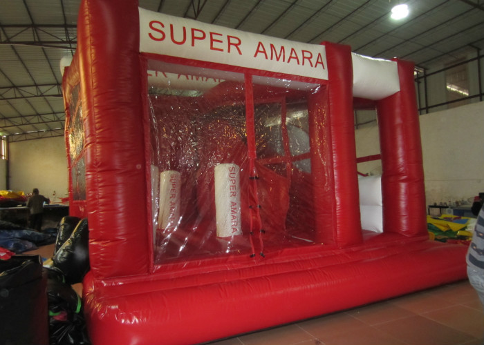 Hot sale inflatable shpping cart jumping house PVC inflatable wide jumping house simple inflatable bouncer