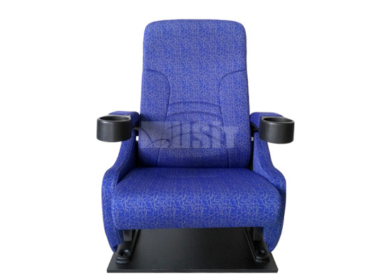 Ergonomic Design Commercial Movie Theater Seating Embroidery Logo For VIP Cinema
