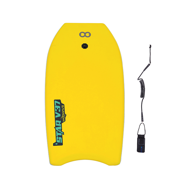 WOOWAVE 33" 37" 42" Bodyboard PROFESSIONAL Level Of Practice EPS Design Leash Included