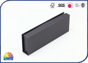 Quality Black Printing Custom Shape Cardboard Paper Box Hinge Lid Box for sale