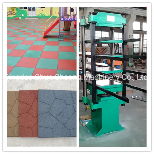 High Quality Vulcanizing Press Rubber Floor Tile Making Machine
