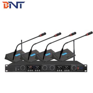 Quality UHF 4 Channels Wireless Conference Microphone With 8 Handhelds / Headsets for sale