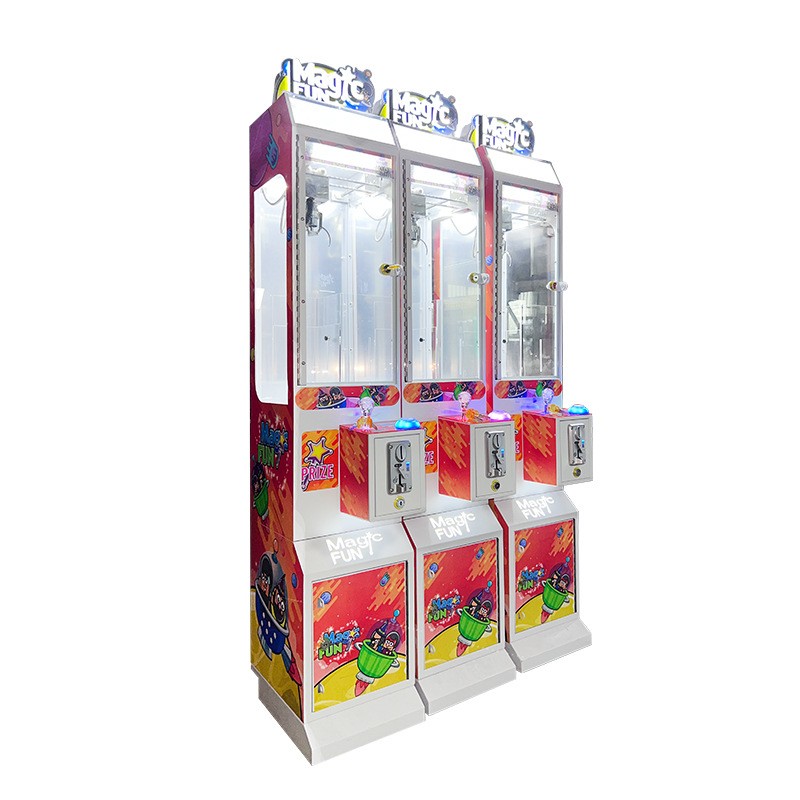 110V/220V Crane Machine for Small Toy Mini Dolls Accepts US Dollar Bills and Credit Card