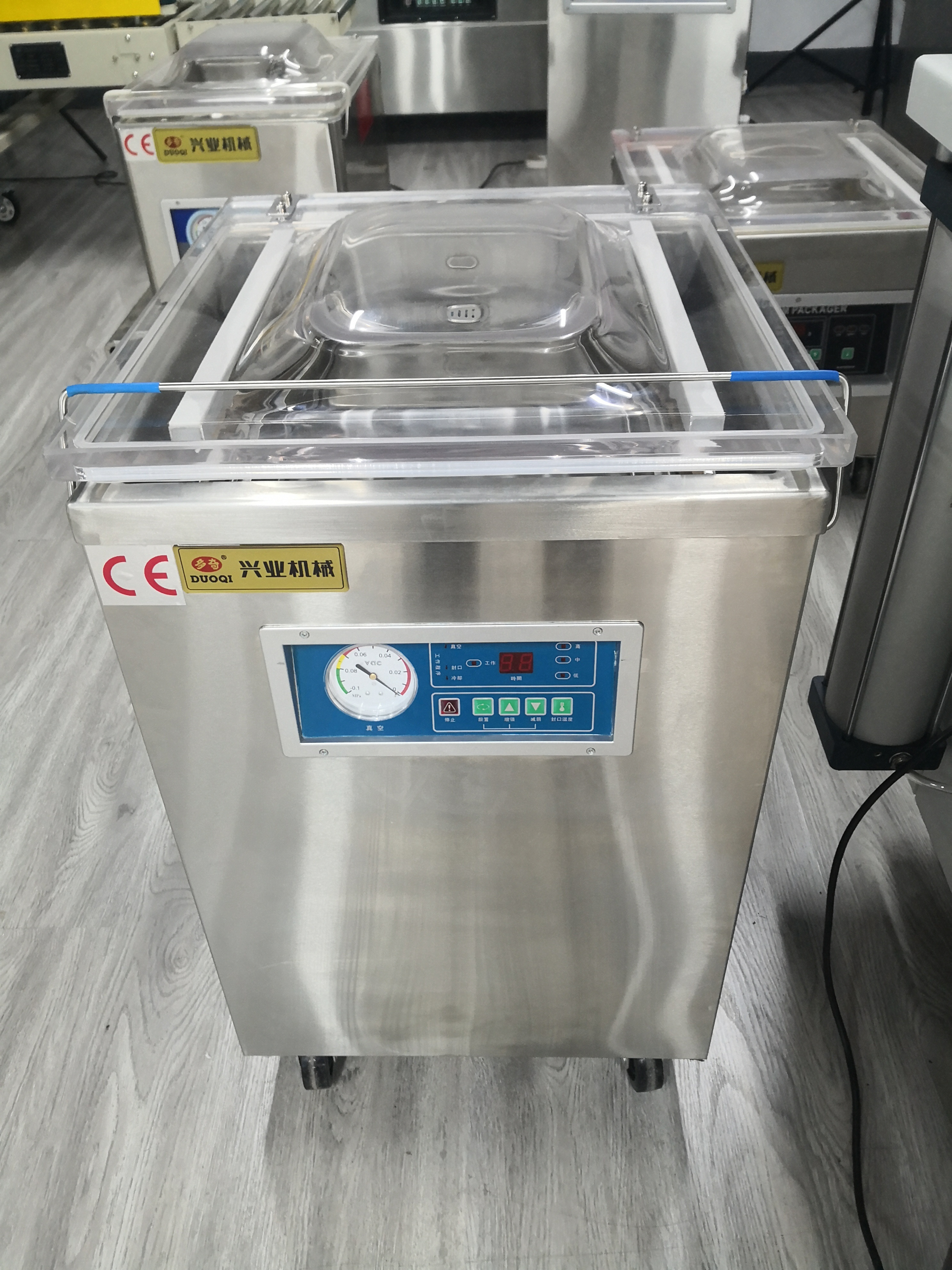 DZ-500 Vacuum Packaging Machine for Meat Sausage and Seafood Stainless Steel 52000 mm