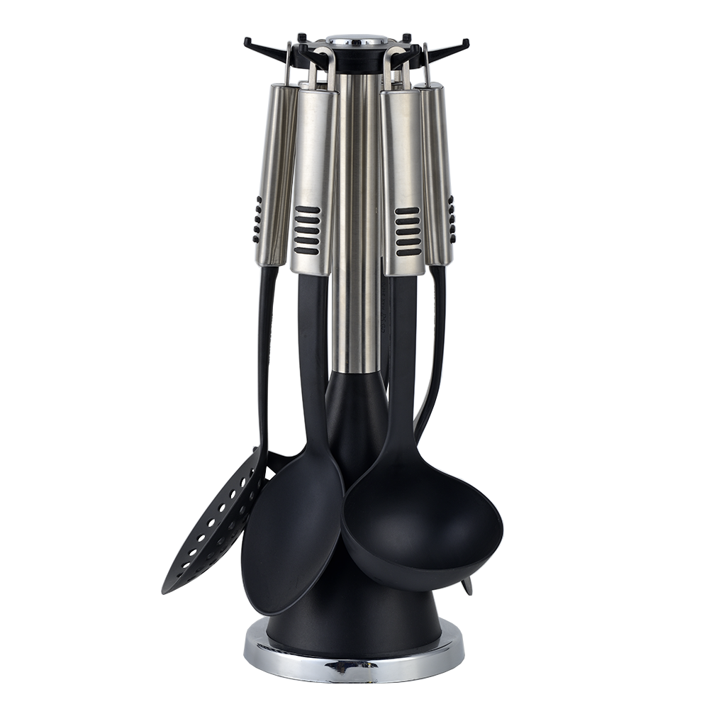 Home Kitchen Cooking Utensils Set with Nonstick Coating and High Temperature Resistance