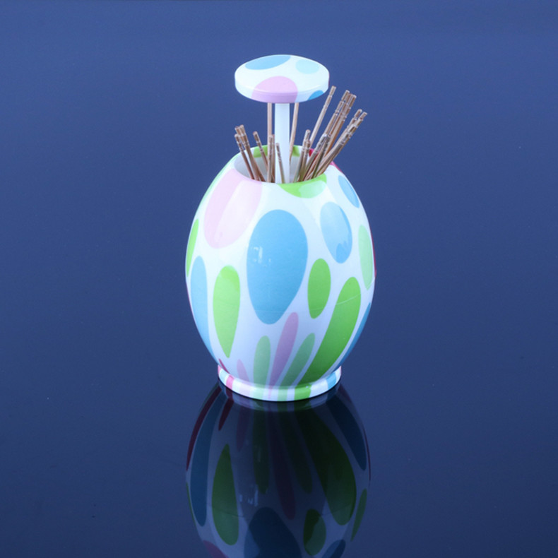 Sustainable Push Type Creative Dining Plastic Toothpick Holder
