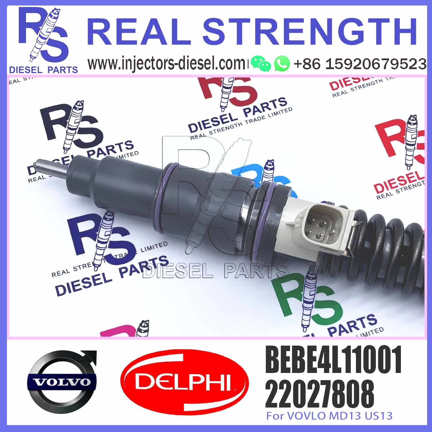 common rail injector 85013611 22027808 injector BEBE4L11001 for VOL MD13