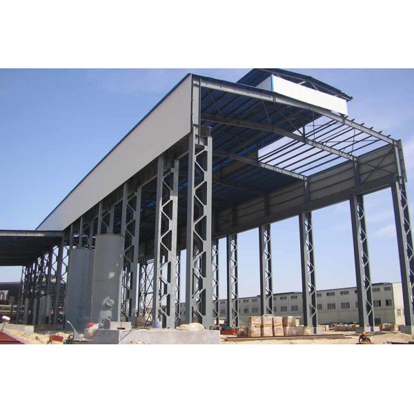 Fast Construction Structural Steel Building for Car Repair Workshop