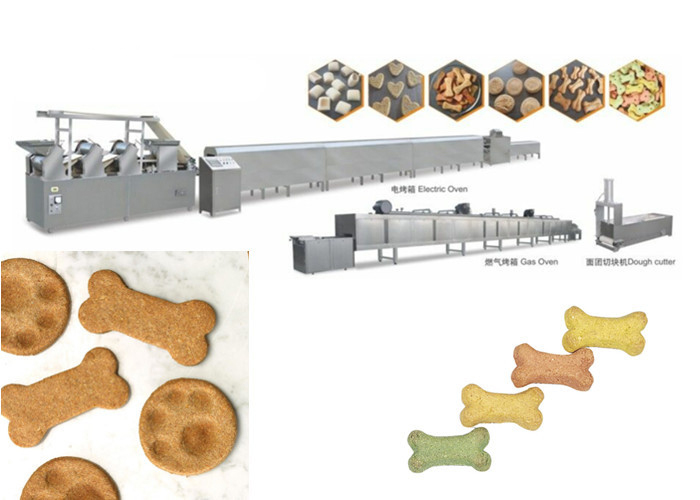 Double Color Pet Biscuit Making Dog Snacks Processing Line