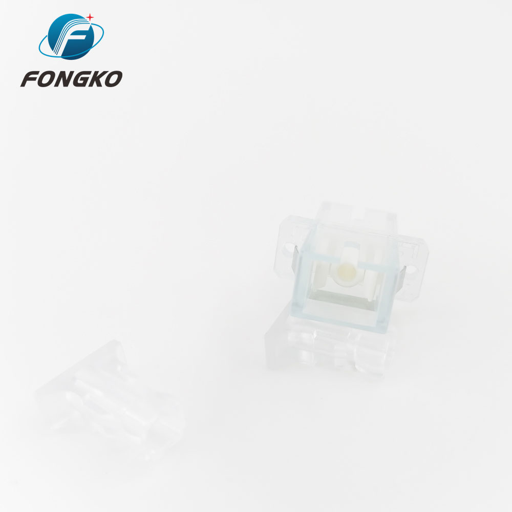 Transparent Shell SC UPC Adapter PC SM SC Simplex Adapter