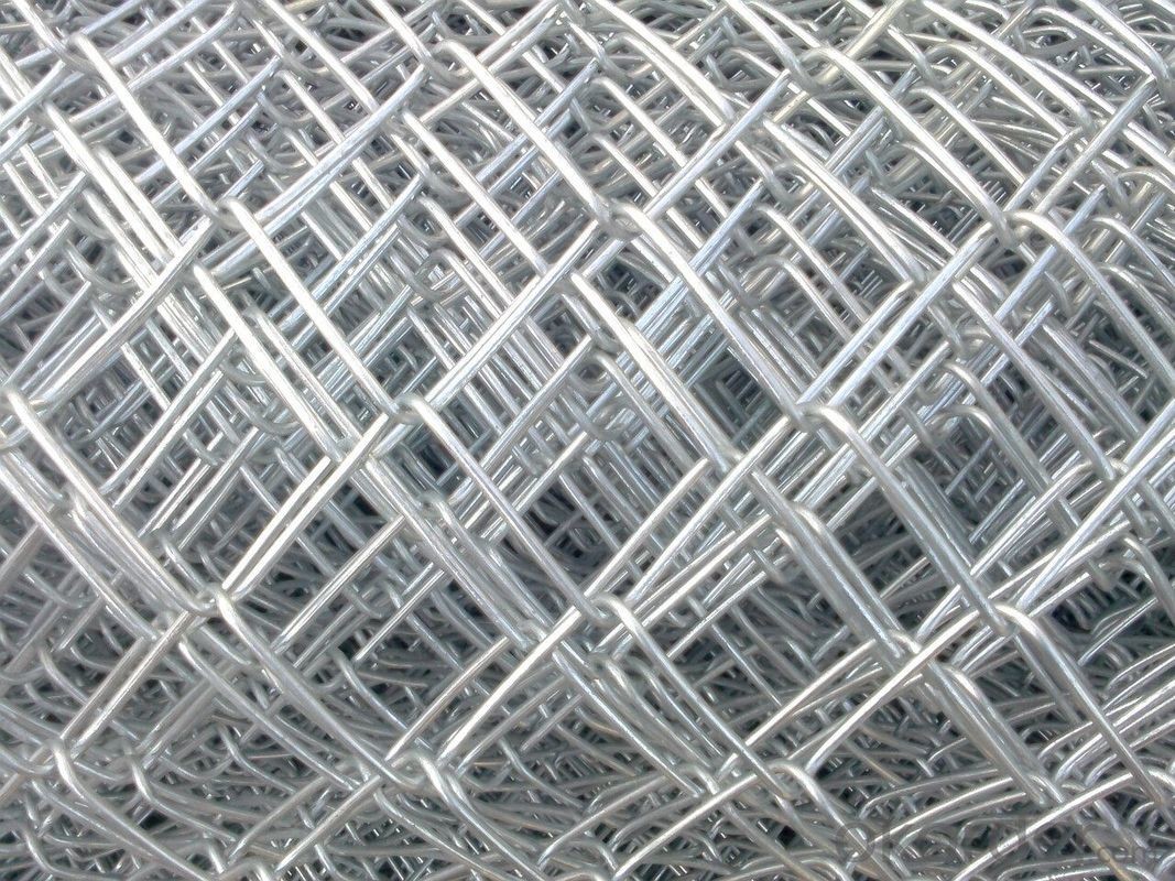 Hot Dipped Galvanized Chain Link Fence Panel Heavy Duty