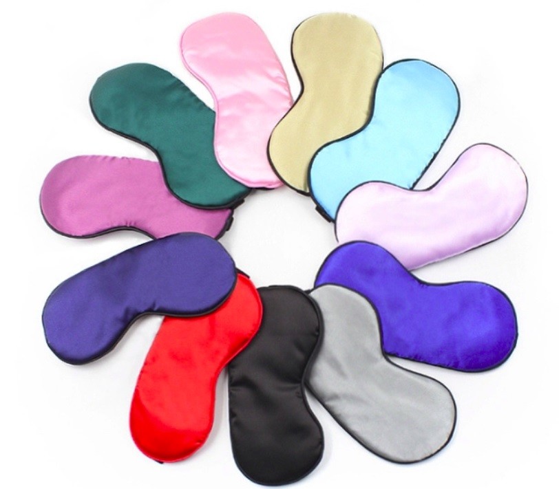 Colorful Nonwoven Eye Mask / Eyeshade Logo Customized For Travel Sleeping