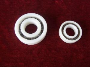 Quality PTFE PVDF Plastic Ball Bearings Corrosion Preventive With Ceramic Or Stainless Balls for sale