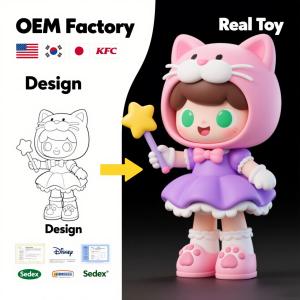 Quality Custom Art Toy PVC Toy factory OEM customized production for sale