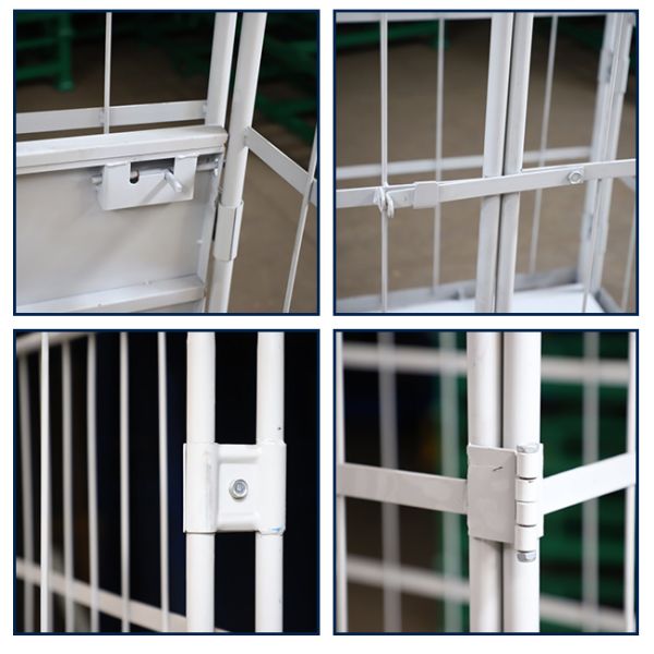 Transport Folding Nestable Roll Container Trolley
