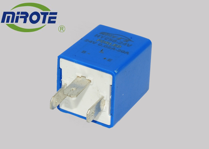 Blue Cover Motorcycle LED Flasher 12V 3 Pins With Metal Sheet111 953 227D 191 953 227 191 953 227A 1H0 953 227