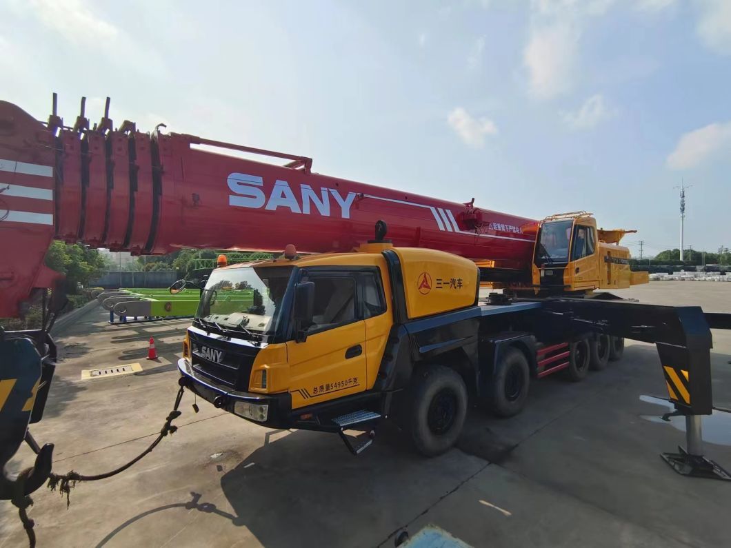 Perfect Original Condition 2015 Sy 125t Truck Crane All Terrain Crane Hydraulic Crane Construction Machinery with New Paint