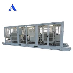 High Capacity 20 Feet Shipping Container Frame Skid for Variable Frequency Drive