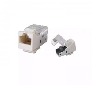 China Category Cat3/Cat5e/Cat6/Cat6A Exact Cables Tolless Jack T568A/B Keystone Jack Computer RJ45 Modular Jack on sale