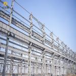 Custom Steel Hangar Warehouse 8 Degree Seismic Resistance Q235B/Q345B