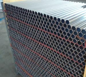 Quality Silver Anodize Custom Aluminium Extrusion Round Tube For Aluminum Fence for sale