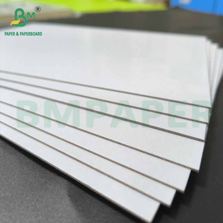 600 - 1500gsm Glossy Claycoated Board Two Sides White Cardboard