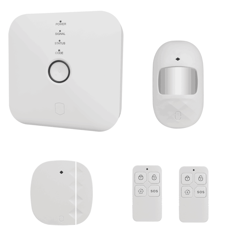 2G Smart Wifi Gsm Mini Alarm System Homesafe Security System With Tuya Camera