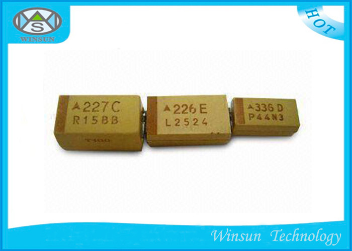 High Stability 0.1 μF 50v Ceramic Capacitor Yellow SMD Capacitor For Computer