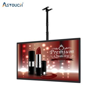 Quality 55 Inch Black Digital Signage Indoor Advertising Player For Restaurants for sale