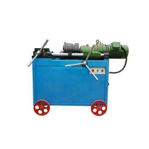 Straight Screw Steel Bar Thread Cutting Machine , Rebar Threading Machine
